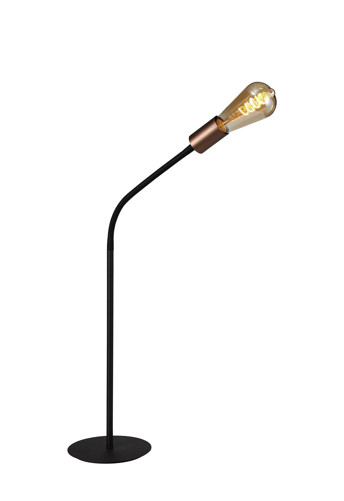 Gied Flexible Table Lamp, 1 Light E27 Satin Black/White/Satin Nickel - Image 5