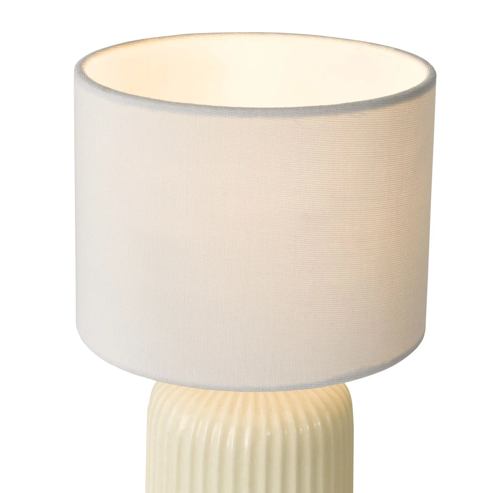 Gigi Twin Pack Table Lamp- Green/ Cream With Shades - Image 7