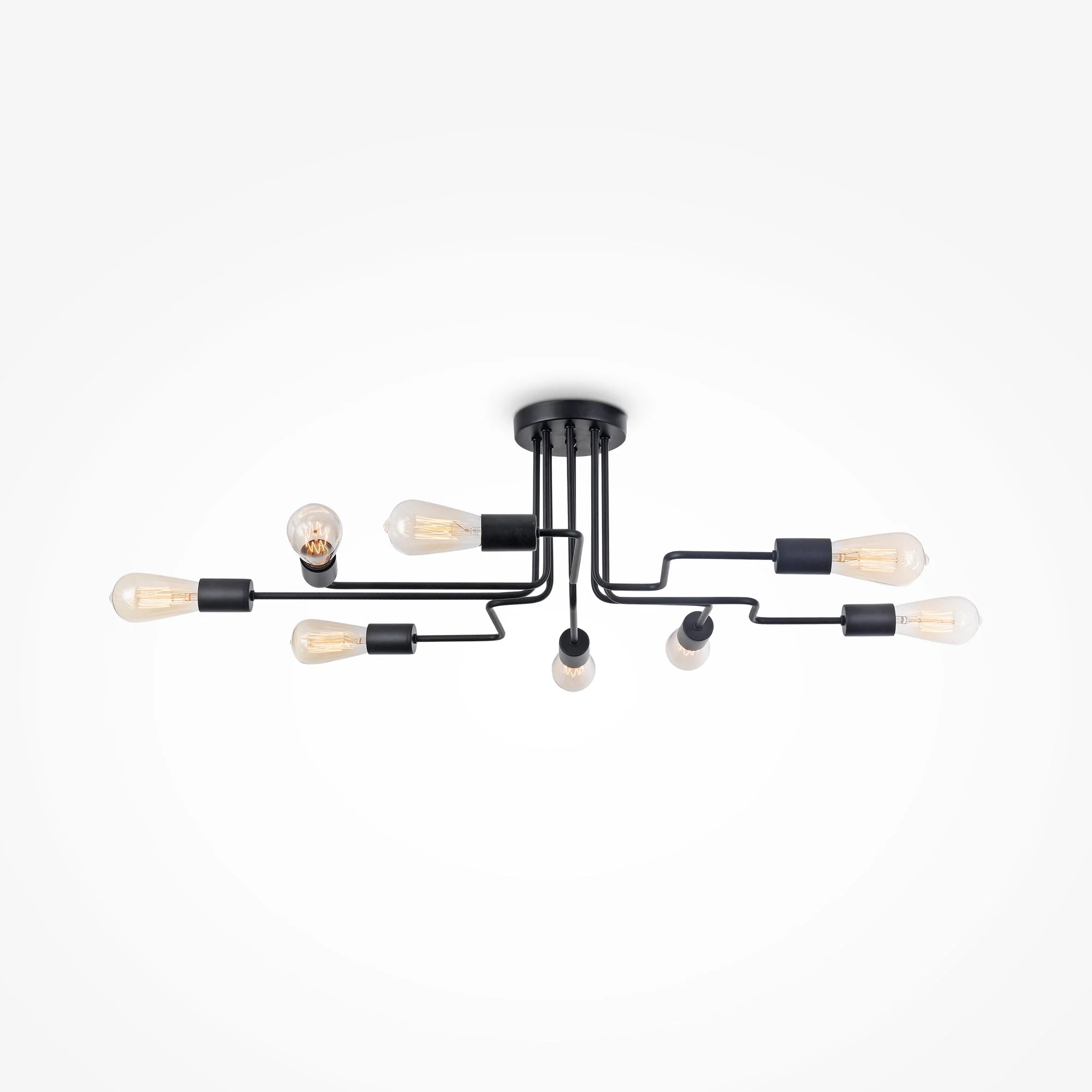 Gilbert 8lt Centre Ceiling Semi Flush Light - Image 10