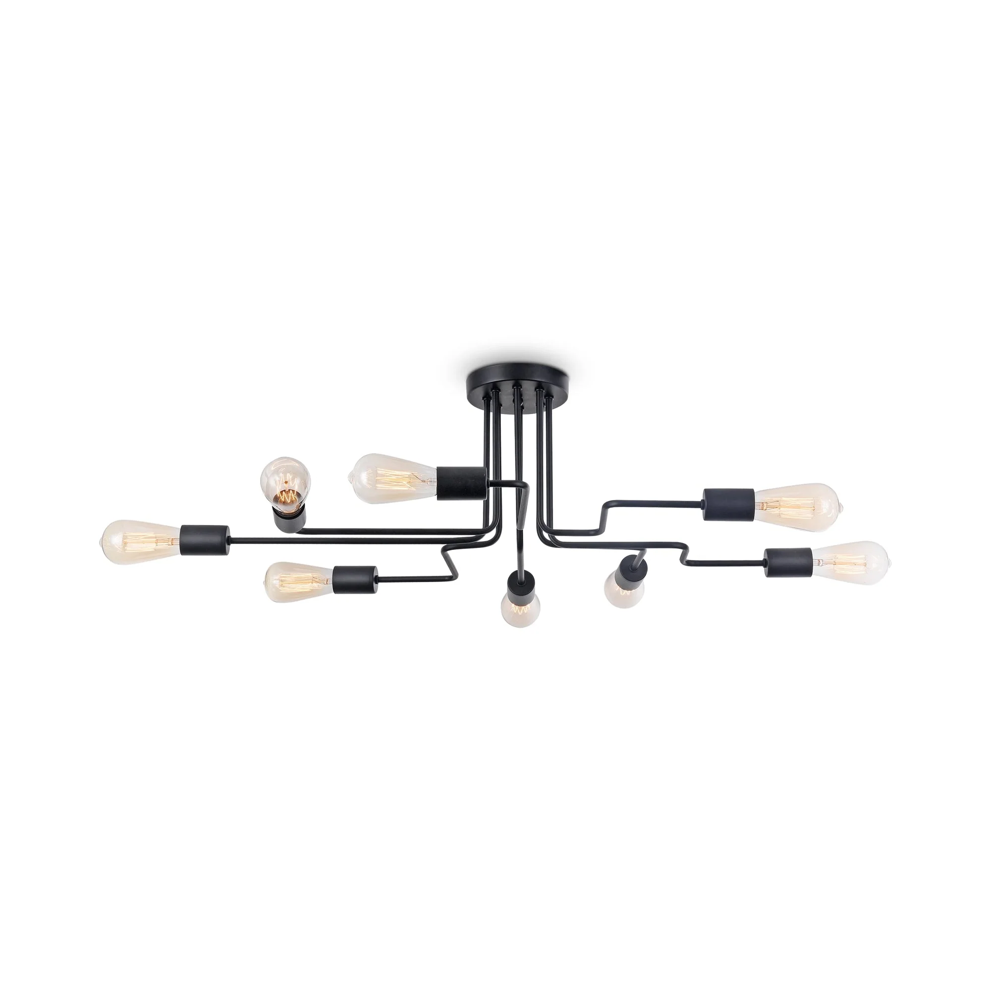 Gilbert 8lt Centre Ceiling Semi Flush Light - Image 2