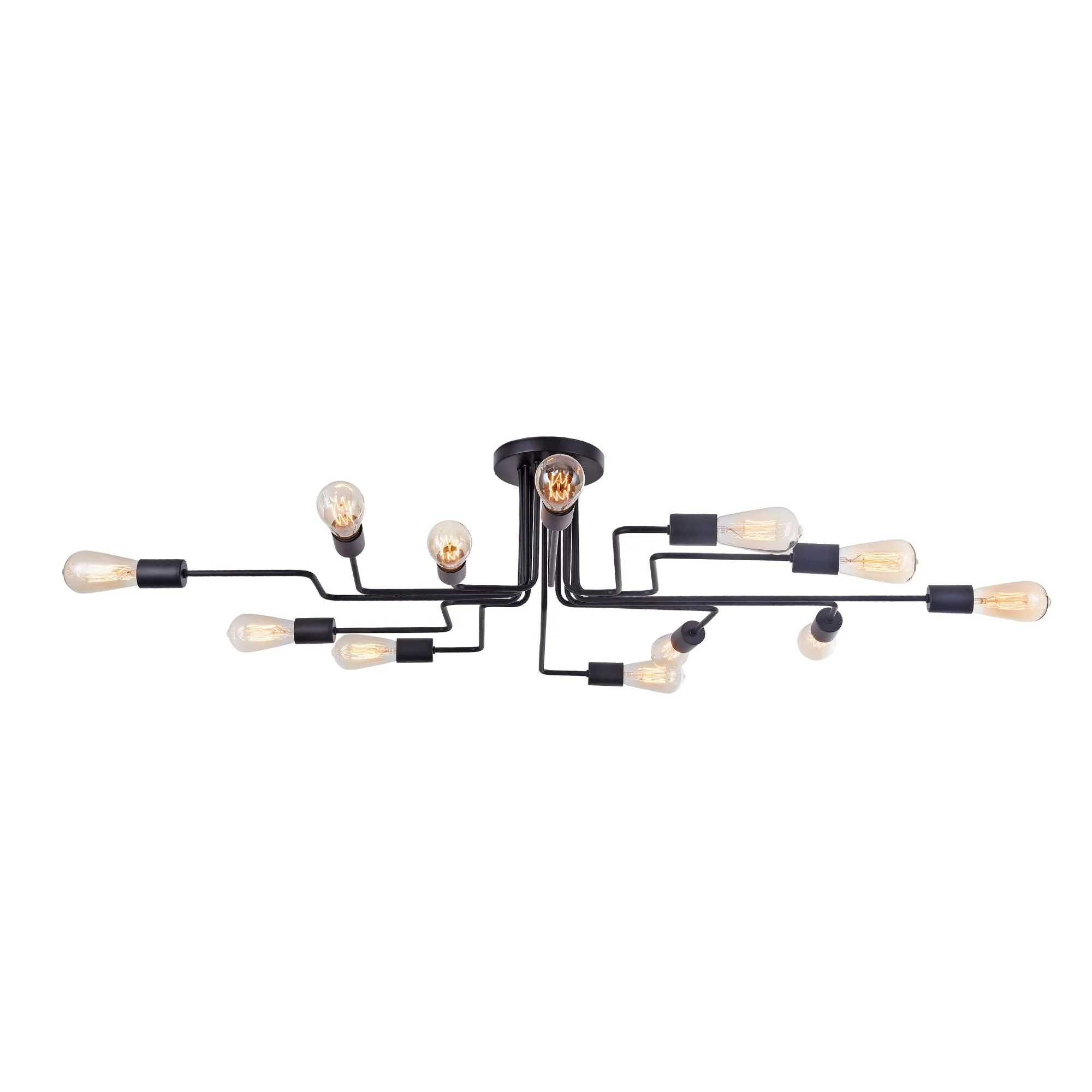 Gilbert 8lt Centre Ceiling Semi Flush Light - Image 5