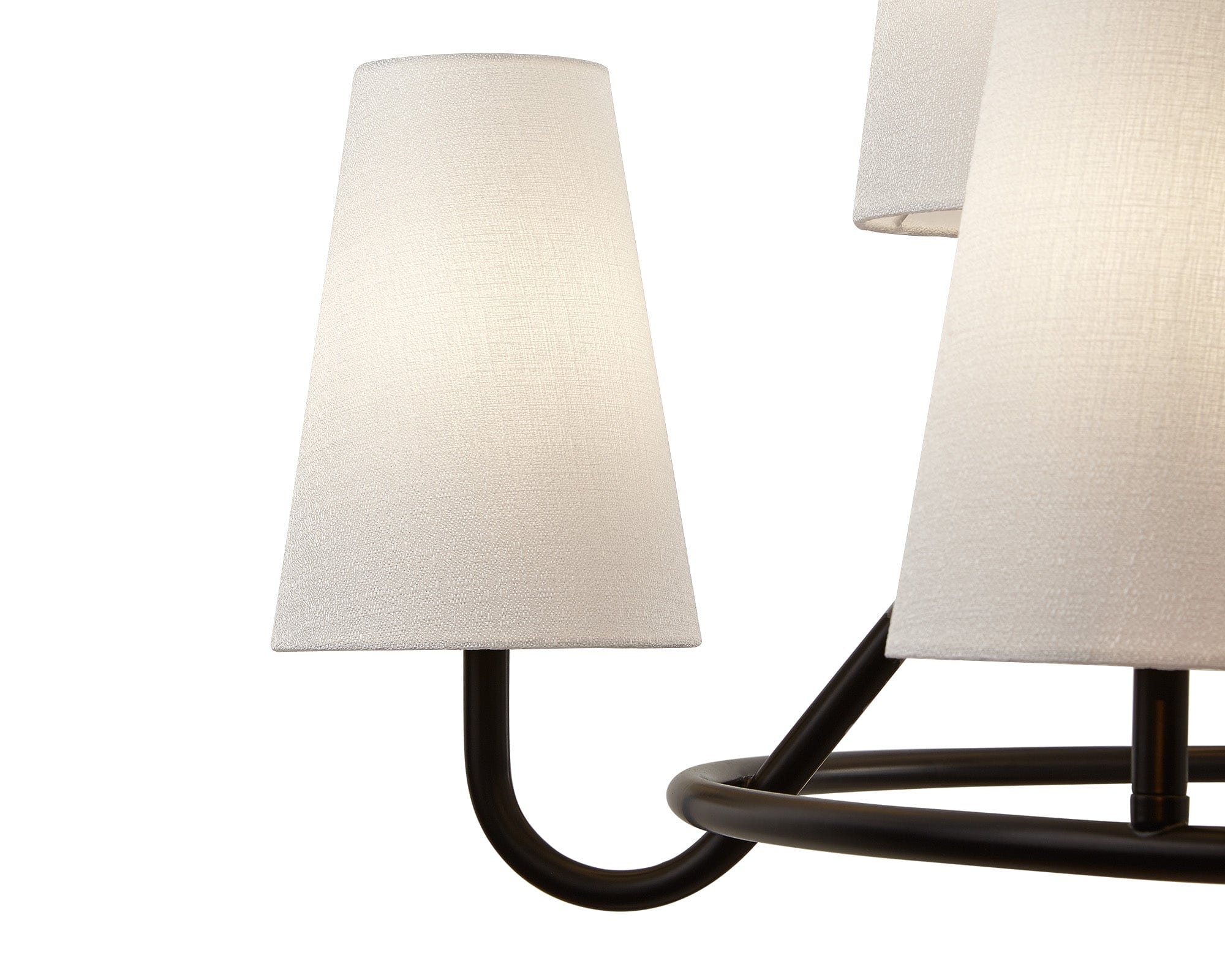 Gildan Chandelier - White & Black E14 - Image 5