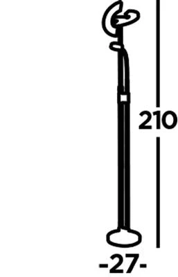 Gio Floor Lamp - Black & Satin Brass Metal/Satin Nickel & Chrome Metal Integrated LED - Image 8