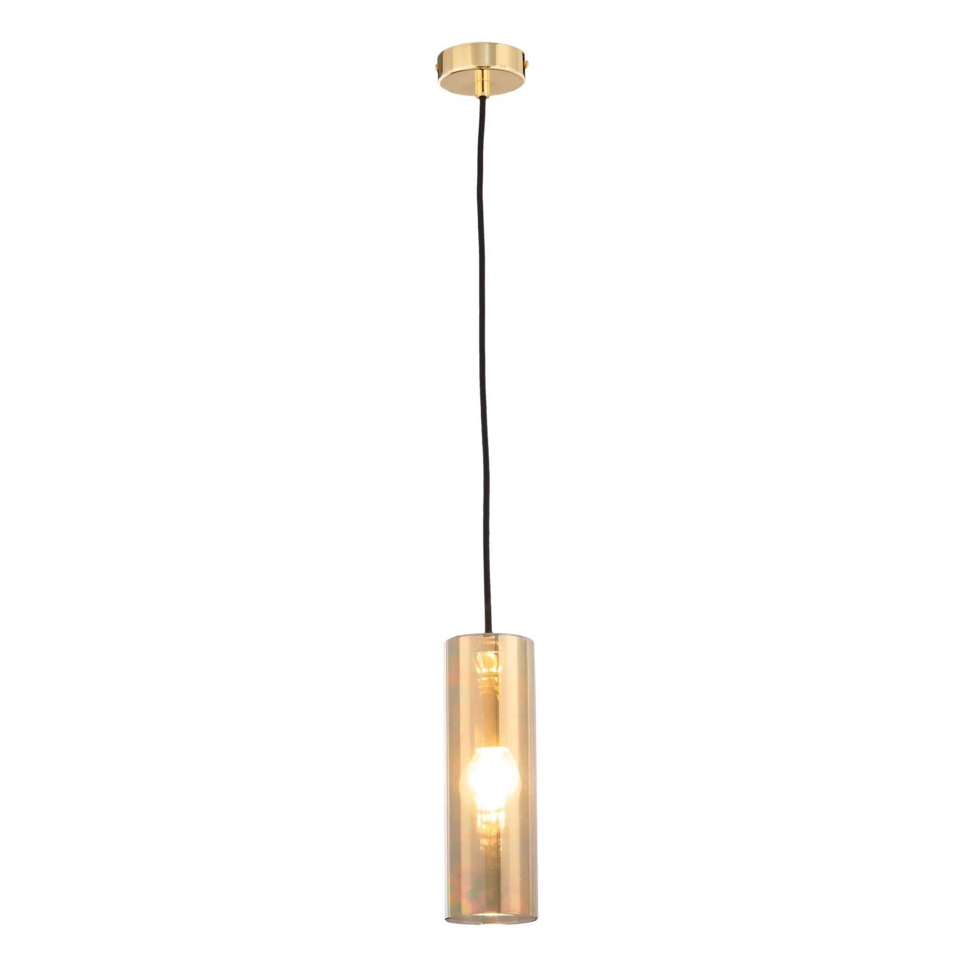 Gioia Single Light Pendant Light - Gold/Chrome Finish - Image 2