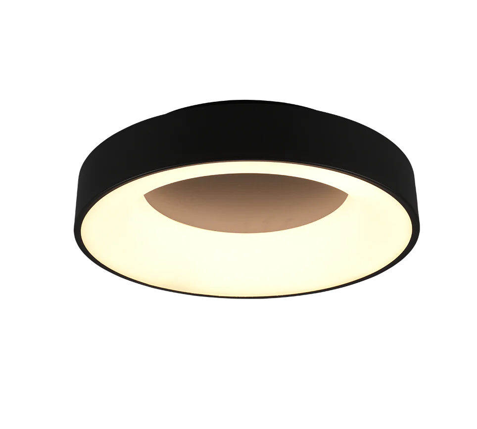 Girona 27/48W LED Flush Light - Black/White - Image 3