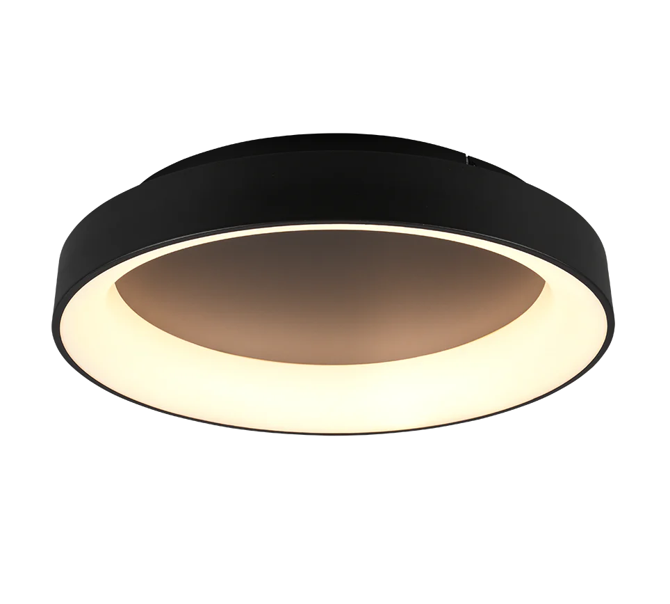 Girona 27/48W LED Flush Light - Black/White - Image 4