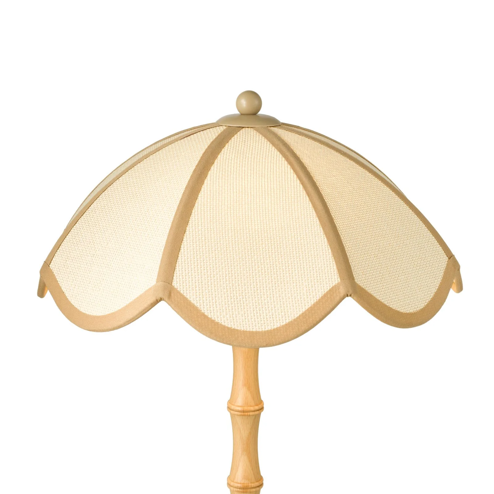 Giuliana Table Lamp- Wood with Rattan Shade - Image 3