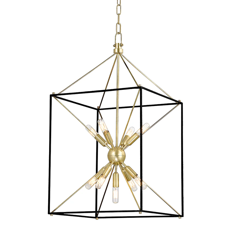 Glendale 9/13Lt Pendant - Aged Brass - Image 2