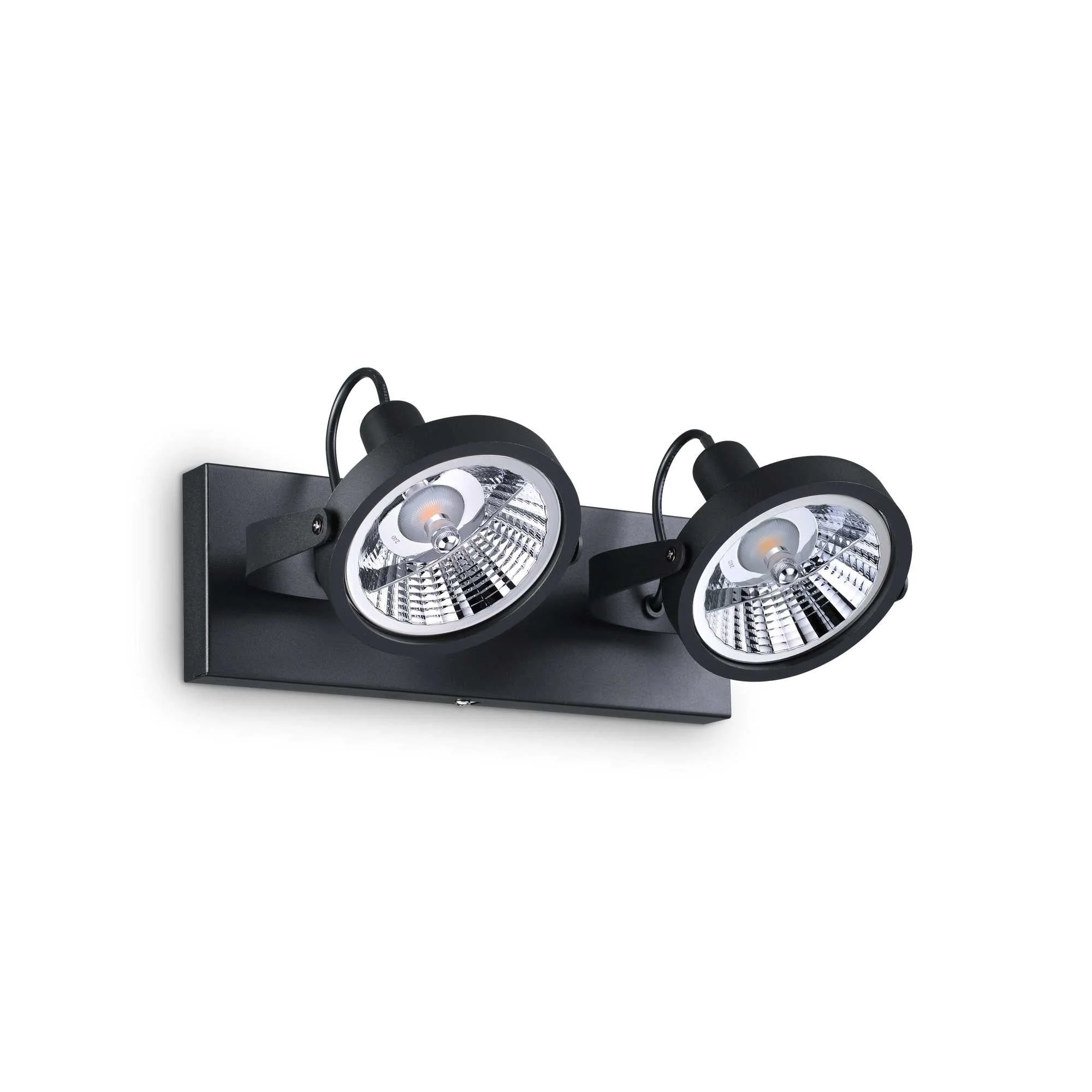Glim 2/4Lt Bar Spotlight IP20 - White/Black - Image 2