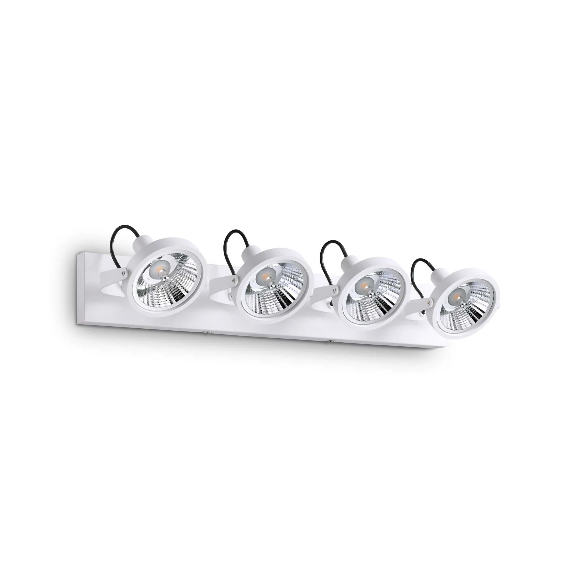 Glim 2/4Lt Bar Spotlight IP20 - White/Black - Image 3