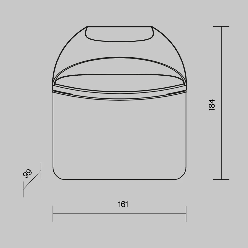 Gloss Outdoor Wall Light - Image 7