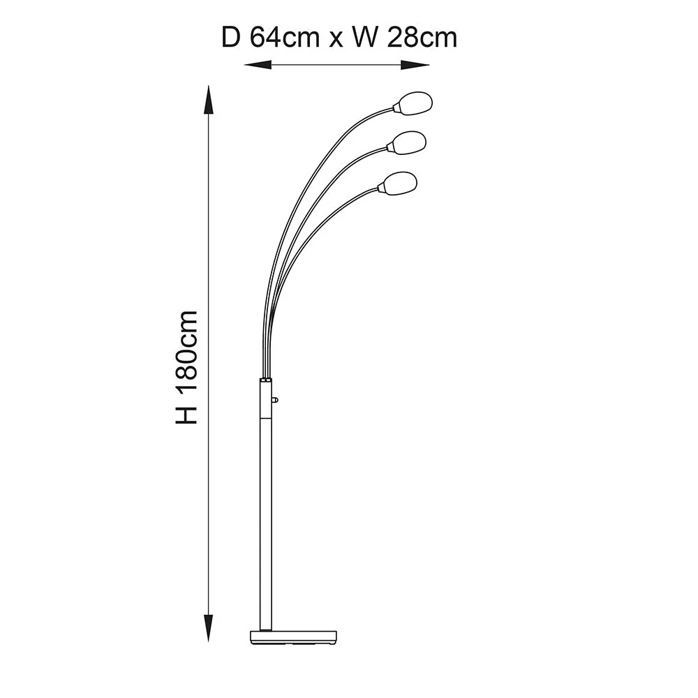 Glowver 3/5Lt Floor Lamp Integrated LED - Image 10