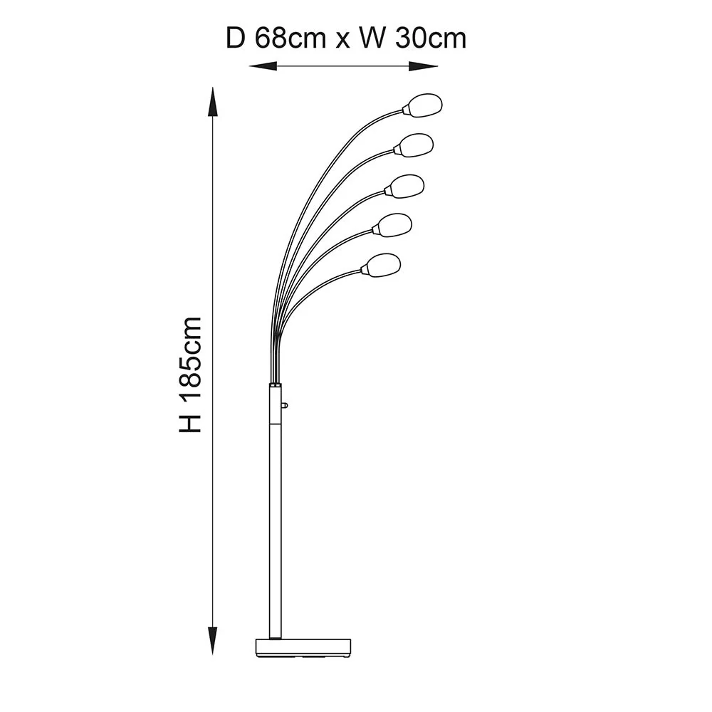 Glowver 3/5Lt Floor Lamp Integrated LED - Image 19