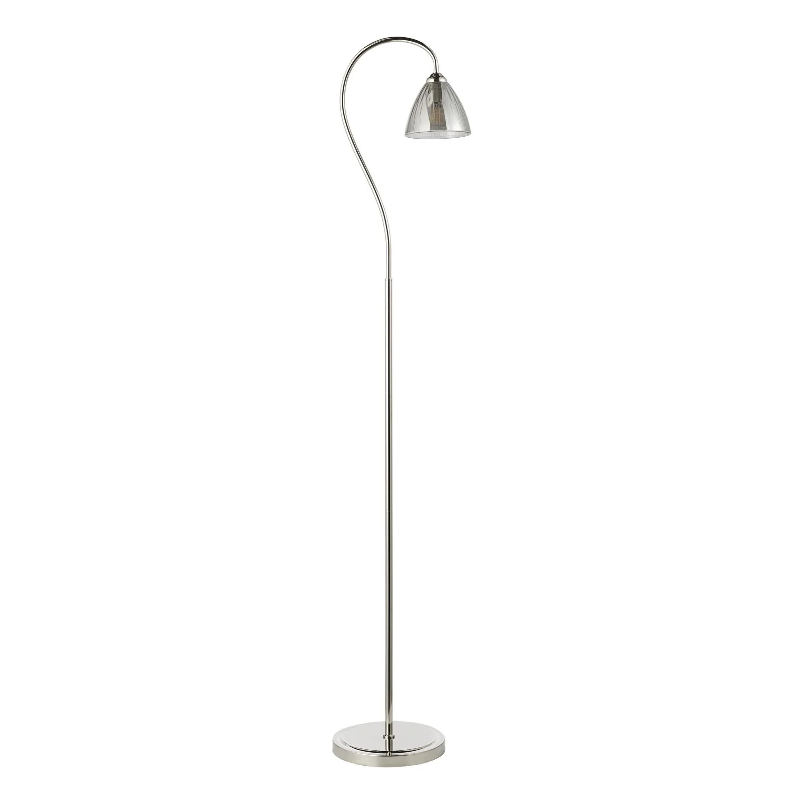 Glynis Floor Lamp- Polished Nickel/ Antique Bronze Finishes - Image 2