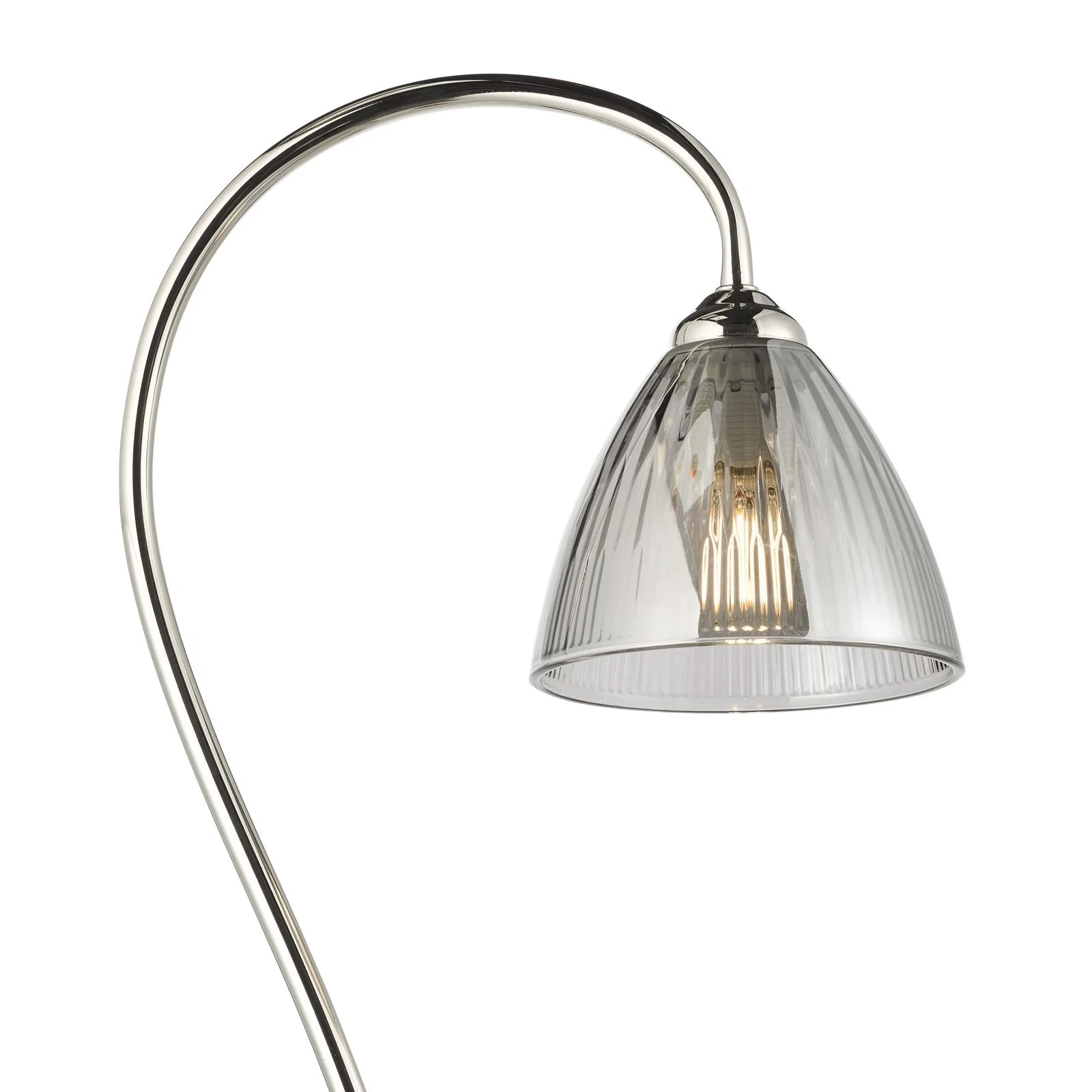 Glynis Floor Lamp- Polished Nickel/ Antique Bronze Finishes - Image 3