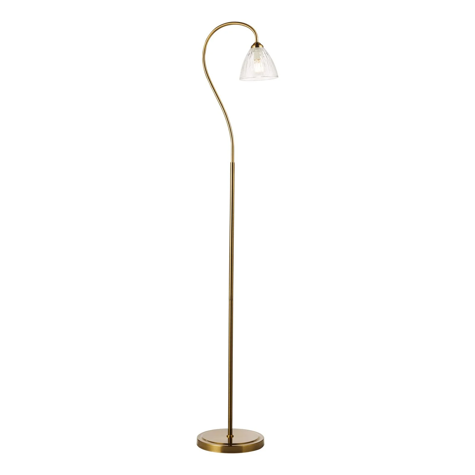 Glynis Floor Lamp- Polished Nickel/ Antique Bronze Finishes - Image 5