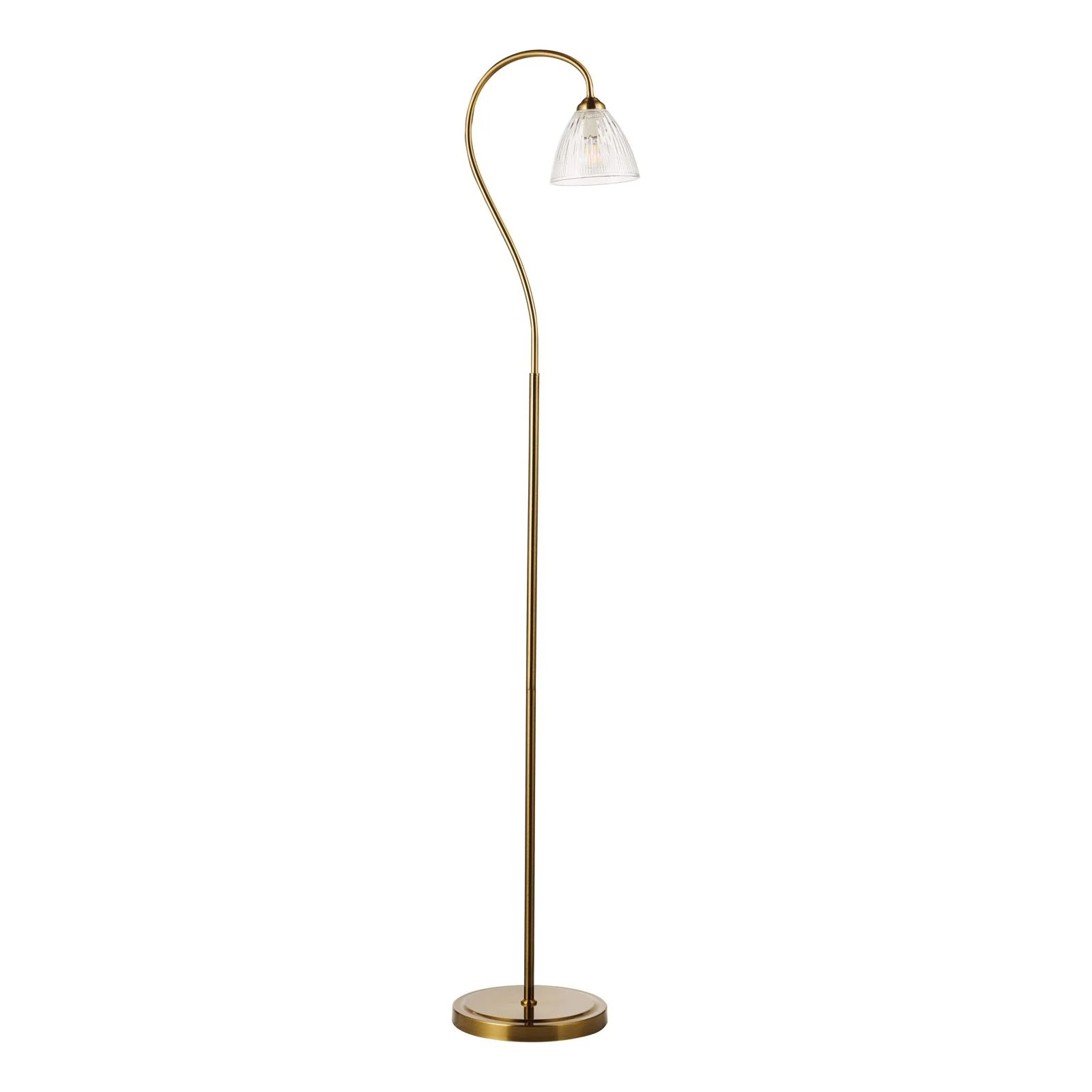 Glynis Floor Lamp- Polished Nickel/ Antique Bronze Finishes - Image 6
