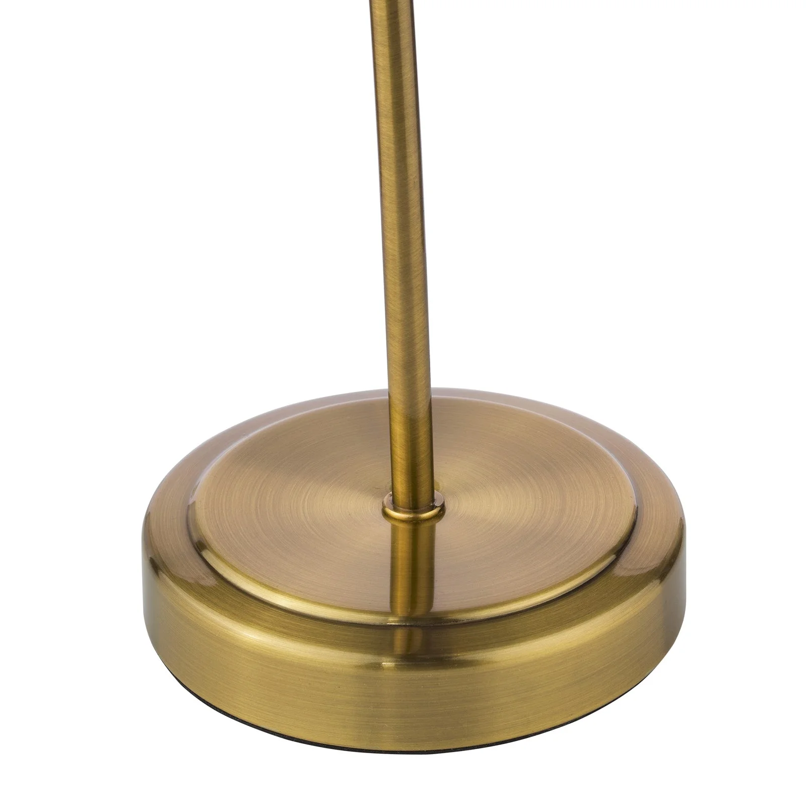 Glynis Table Lamp Antique Bronze/Polished Nickel & Ribbed Glass E14 - Image 4