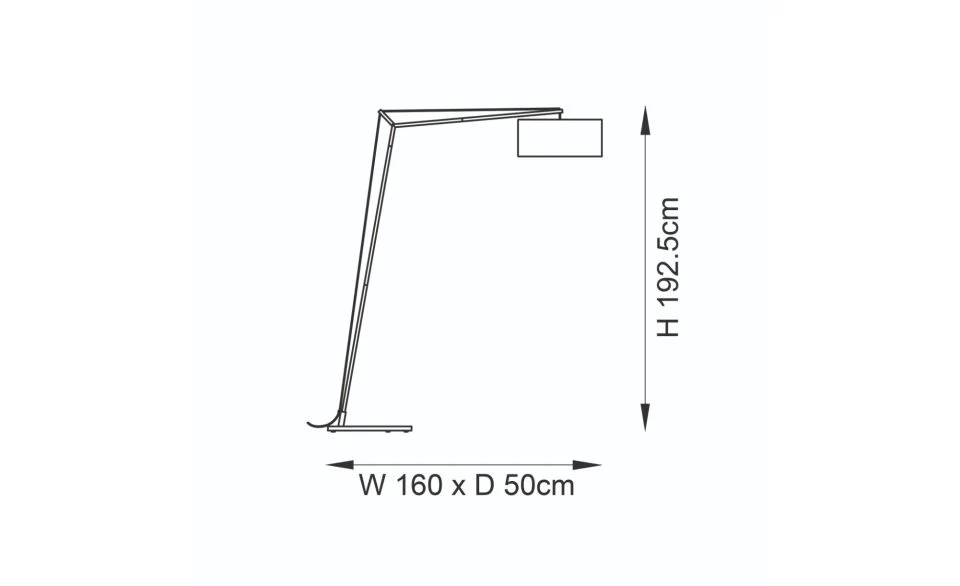 Godot 1Lt Floor Lamp - Nickel/Brass - Image 2