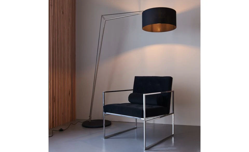 Godot 1Lt Floor Lamp - Nickel/Brass - Image 4