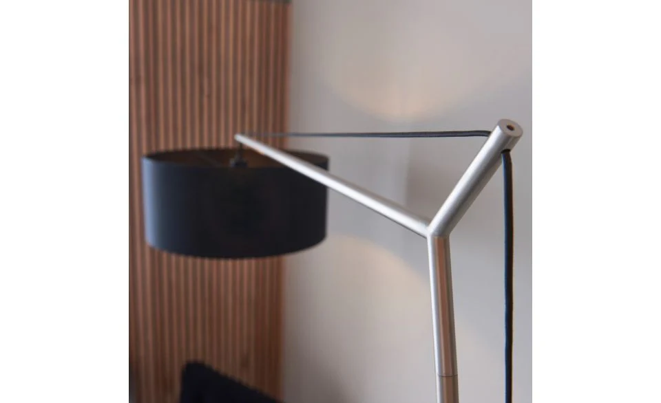 Godot 1Lt Floor Lamp - Nickel/Brass - Image 5