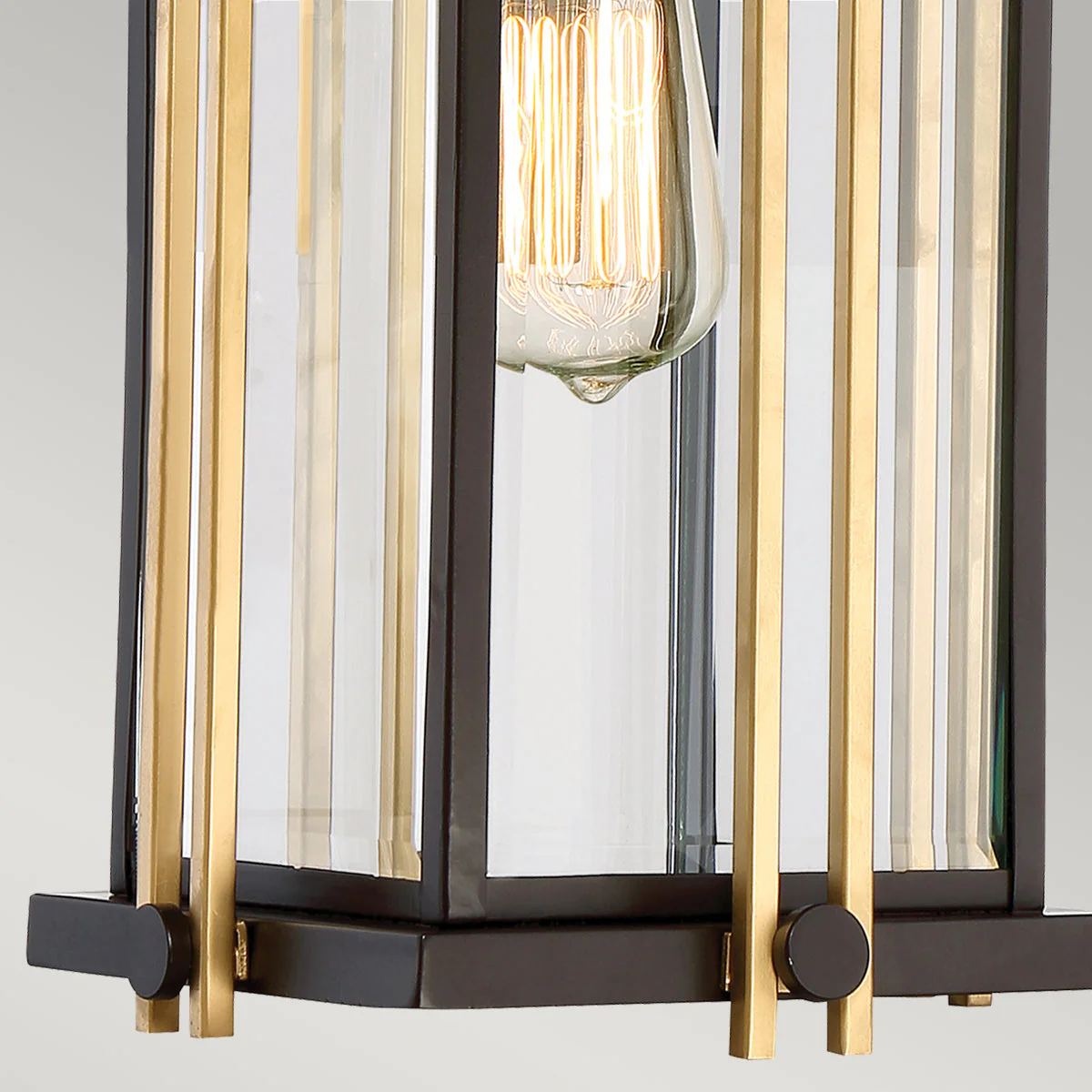 Goldenrod Medium Chain Lantern – Western Bronze Finish - Image 4