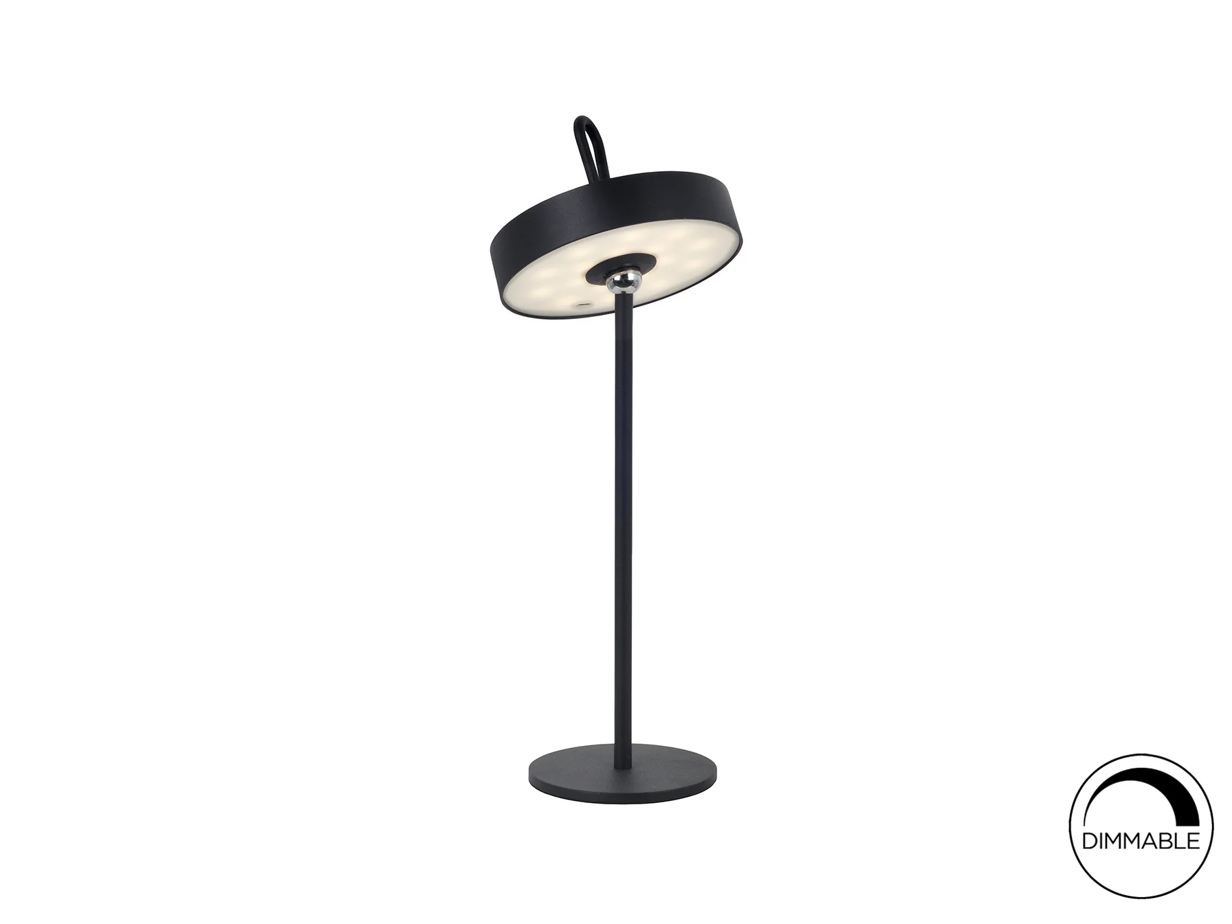 Gong LED Table Lamp- Corten/ Black/ White Finishes - Image 11