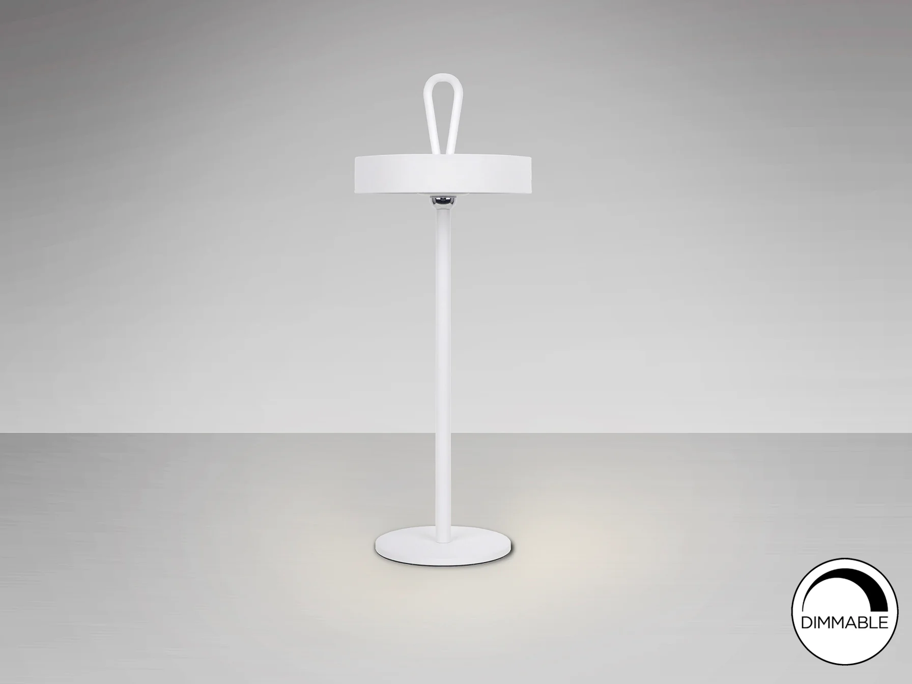 Gong LED Table Lamp- Corten/ Black/ White Finishes - Image 15