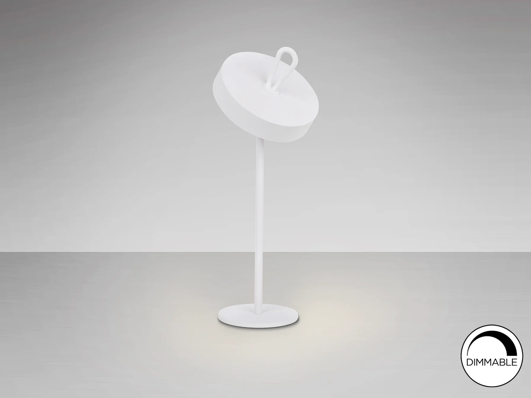Gong LED Table Lamp- Corten/ Black/ White Finishes - Image 16