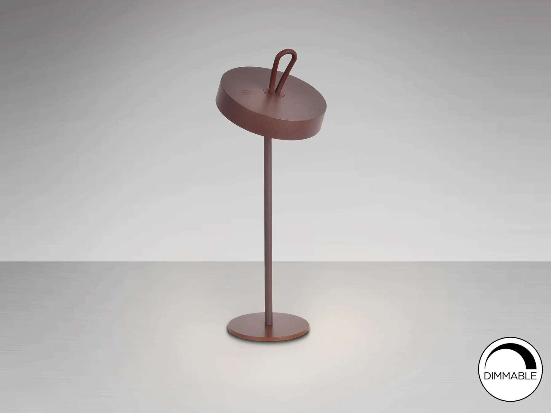 Gong LED Table Lamp- Corten/ Black/ White Finishes - Image 21