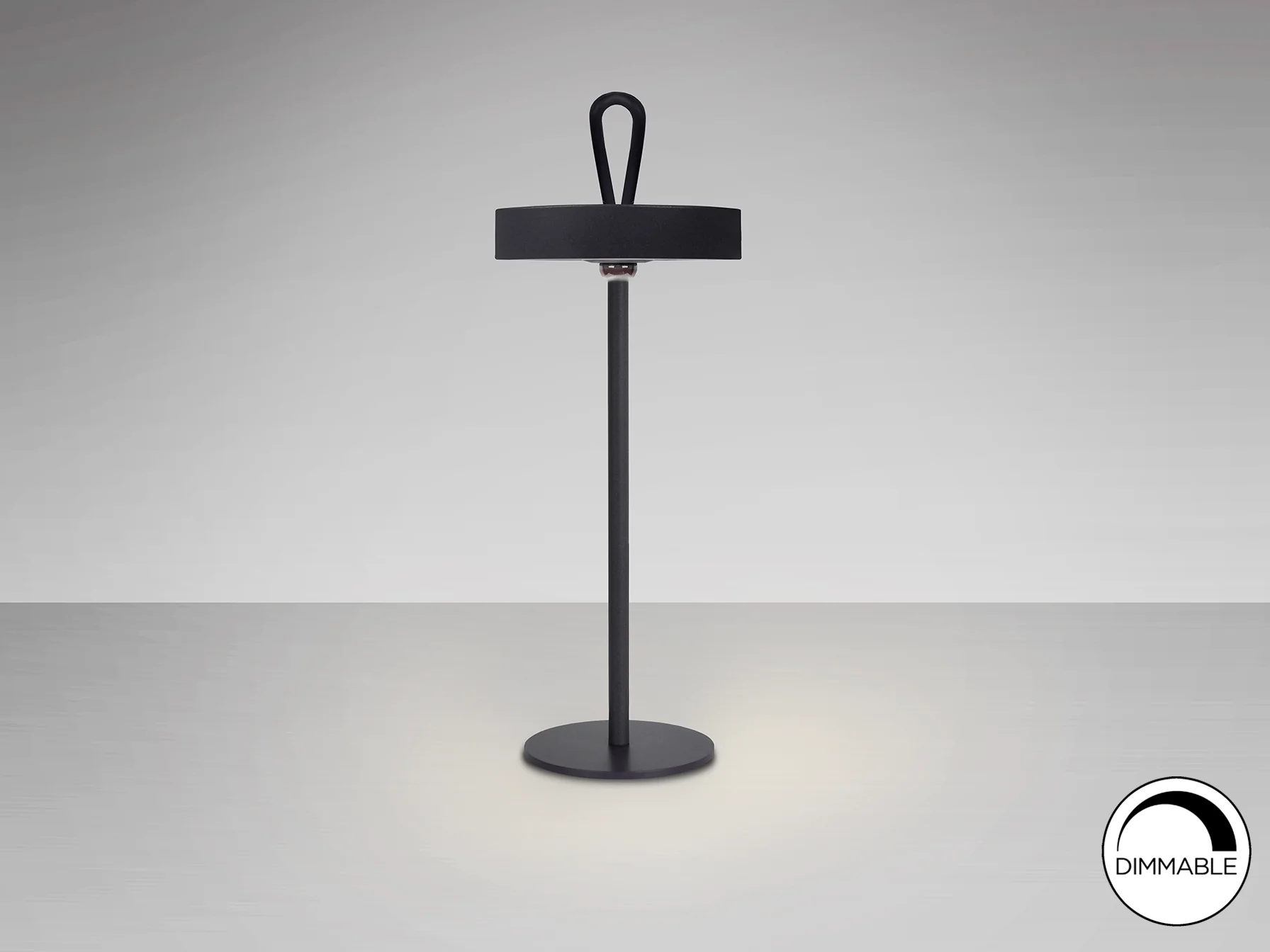 Gong LED Table Lamp- Corten/ Black/ White Finishes - Image 24