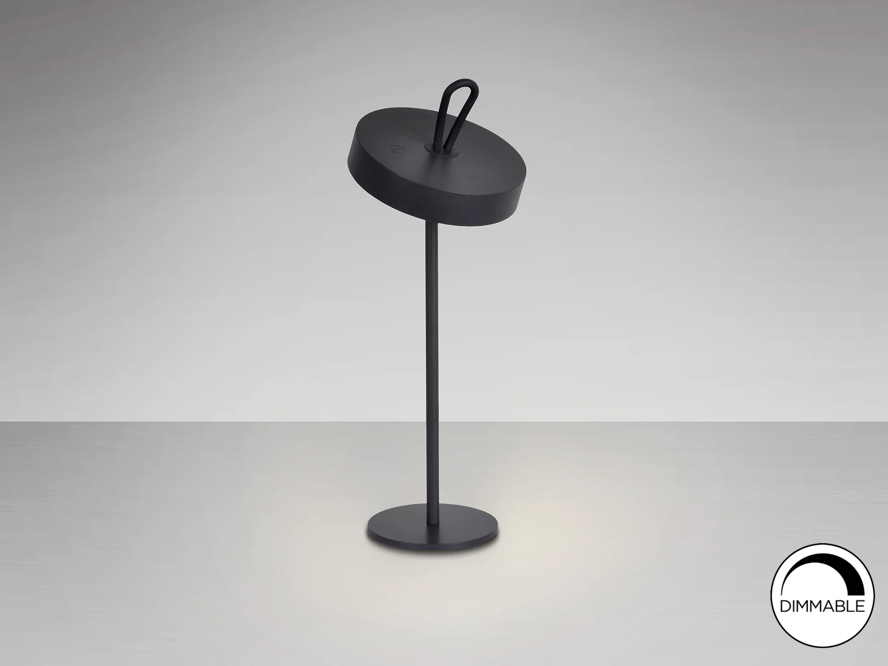 Gong LED Table Lamp- Corten/ Black/ White Finishes - Image 8