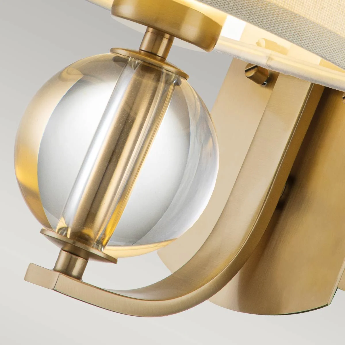 Gotham 1 Light Wall Light - Brushed Brass IP20 G9 - Image 2