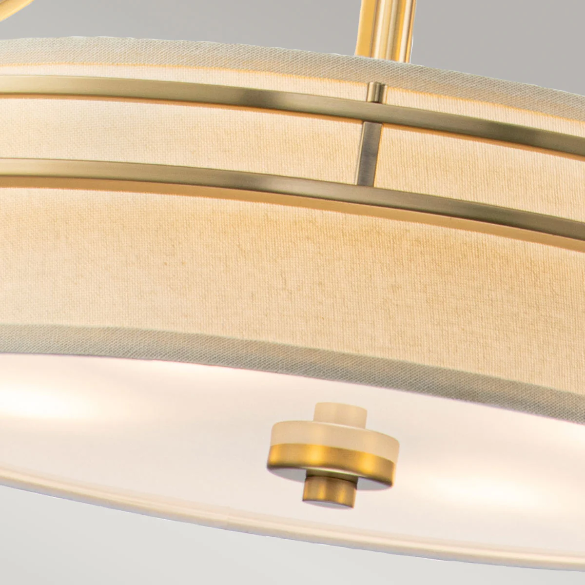 Gotham 4 Light Pendant - Imperial Silver/ Brushed Brass - Image 11