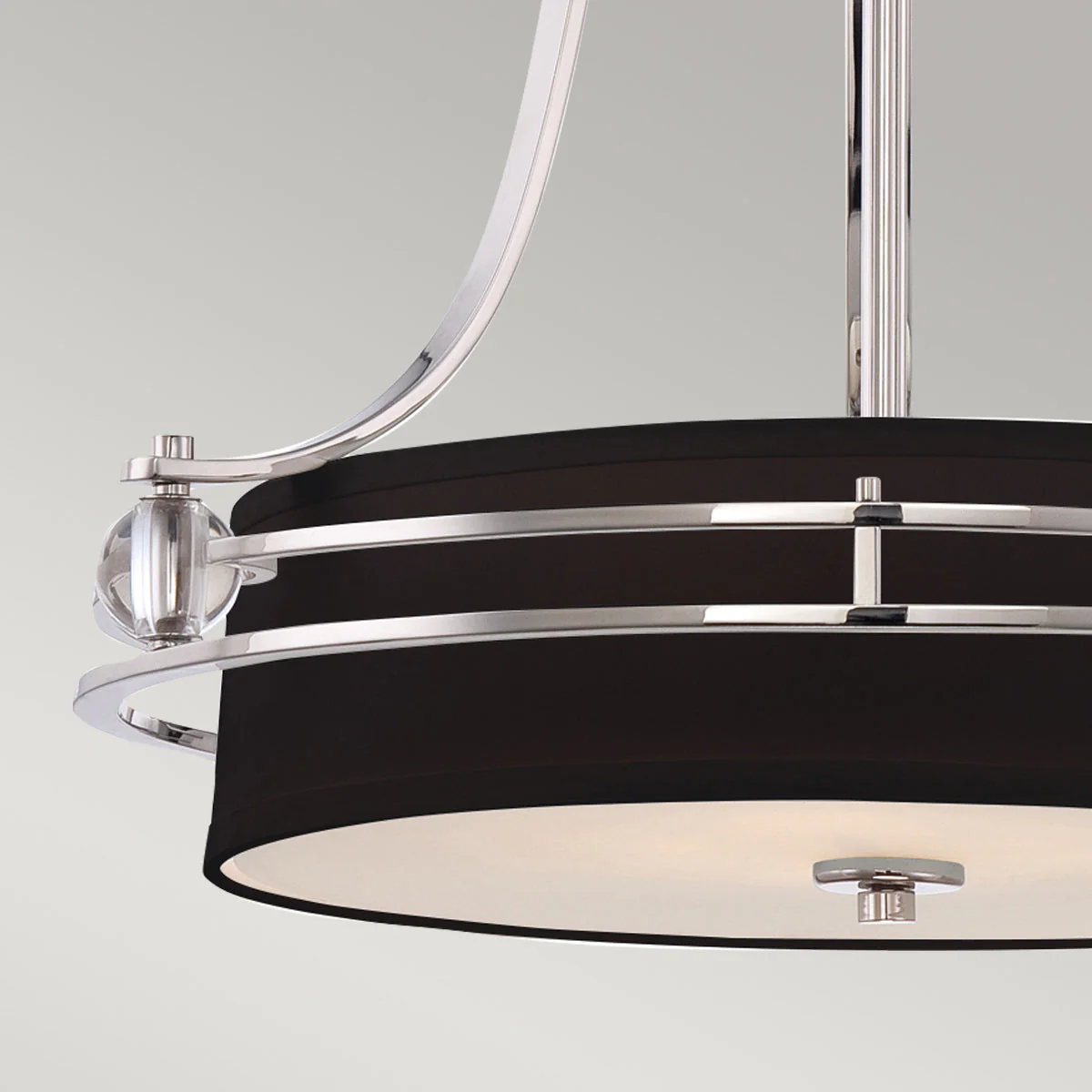 Gotham 4 Light Pendant - Imperial Silver/ Brushed Brass - Image 3
