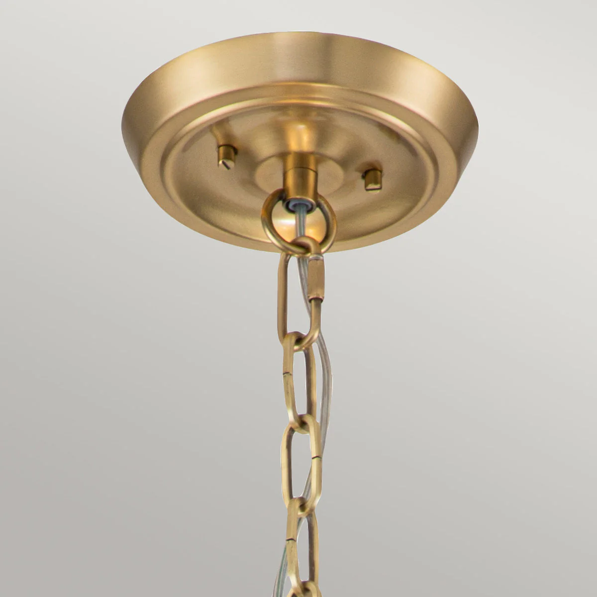 Gotham 4 Light Pendant - Imperial Silver/ Brushed Brass - Image 8