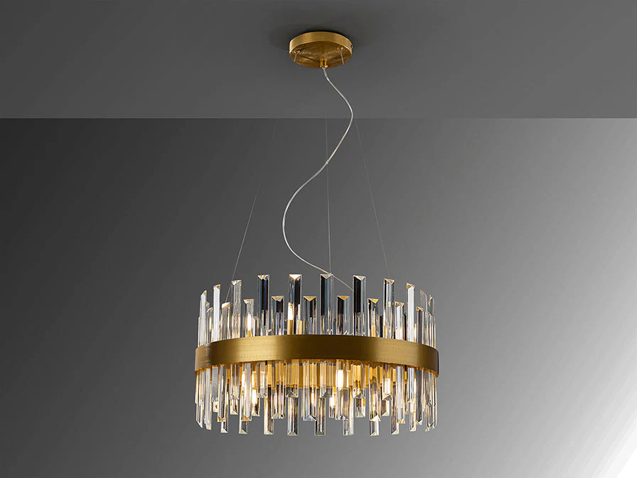 Grace 10/14Lt Ceiling Light- Golden Finish - Image 10