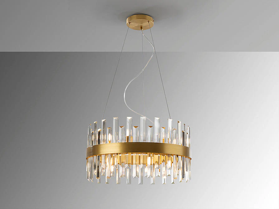 Grace 10/14Lt Ceiling Light- Golden Finish - Image 11