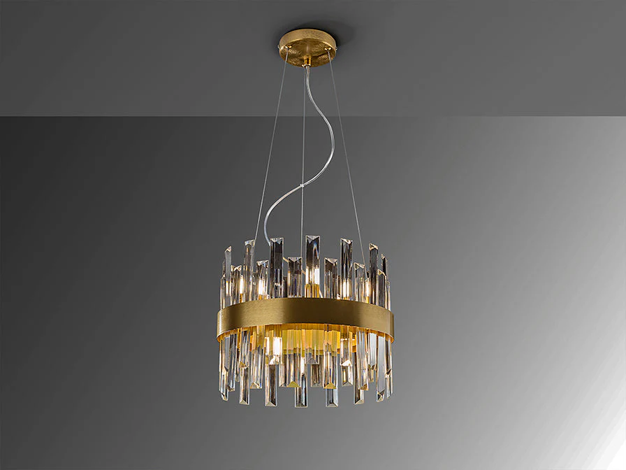 Grace 10/14Lt Ceiling Light- Golden Finish - Image 2