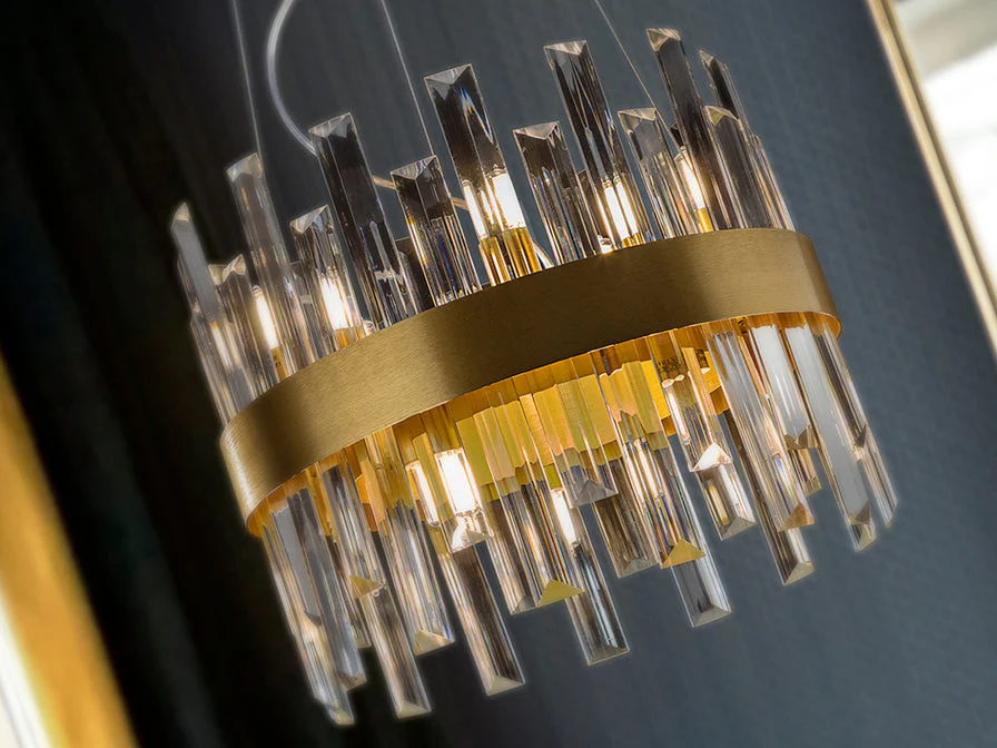 Grace 10/14Lt Ceiling Light- Golden Finish - Image 5