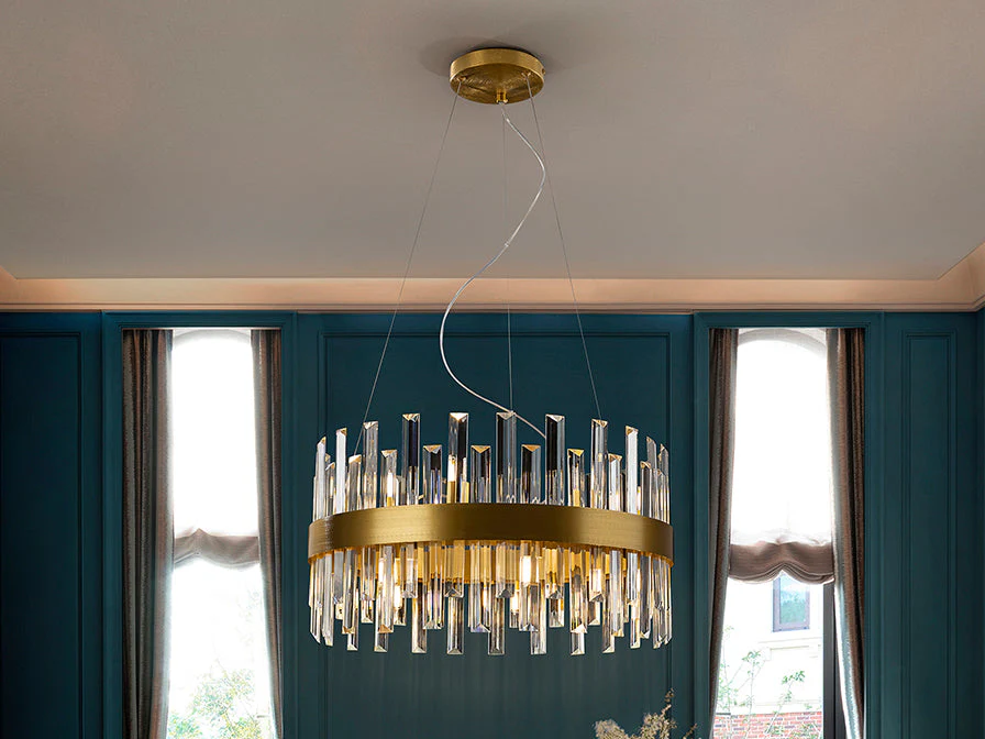 Grace 10/14Lt Ceiling Light- Golden Finish - Image 7