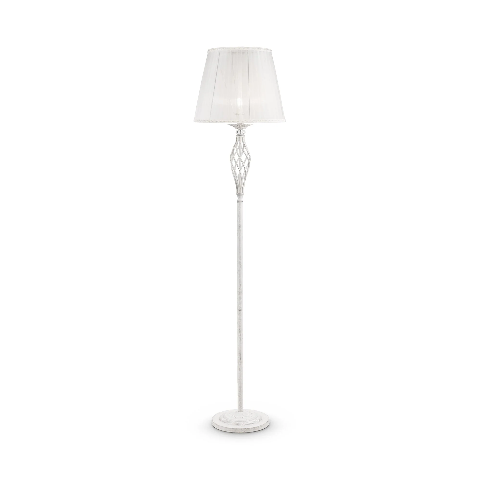 Grace Floor lamp E14 - Brass/White Finish - Image 2