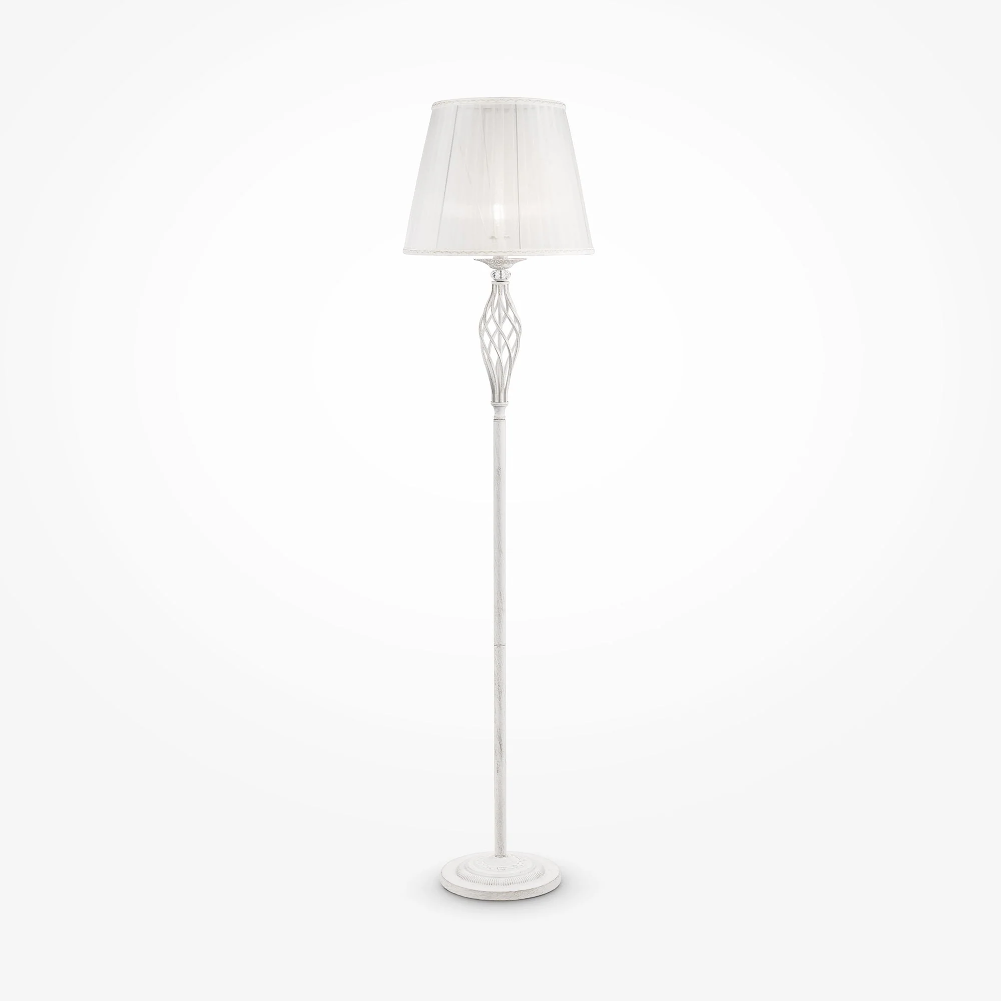 Grace Floor lamp E14 - Brass/White Finish - Image 6