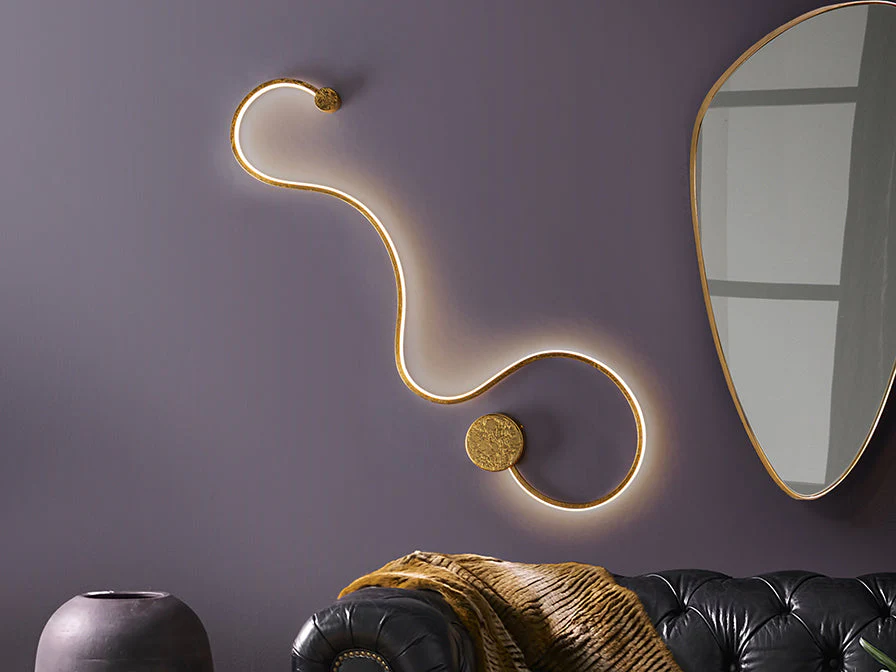 Grafos LED Wall Light - Gold/Black - Image 2