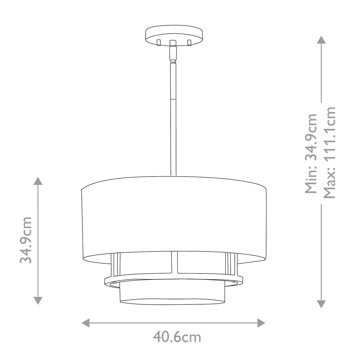 Graham 3/4Lt Semi-Flush Duo Mount In Various Finish - Image 16