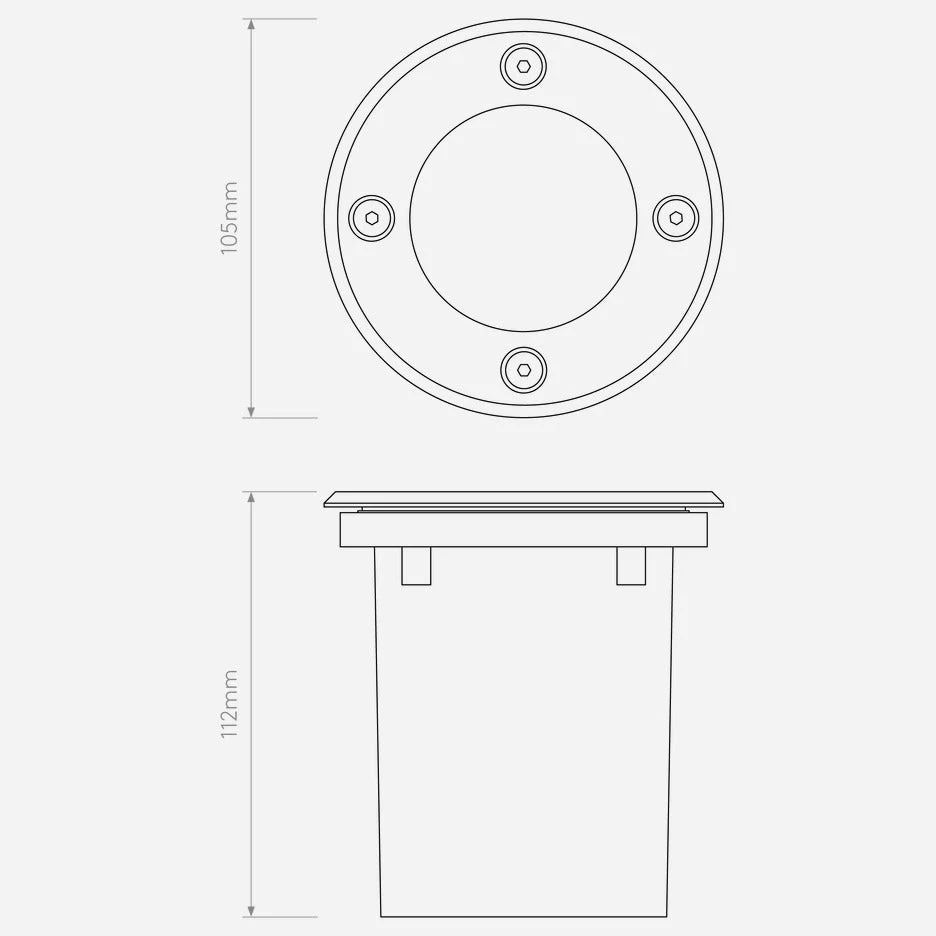 Gramos Round/Square Solid Brass/Brushed Stainless Steel - Image 4