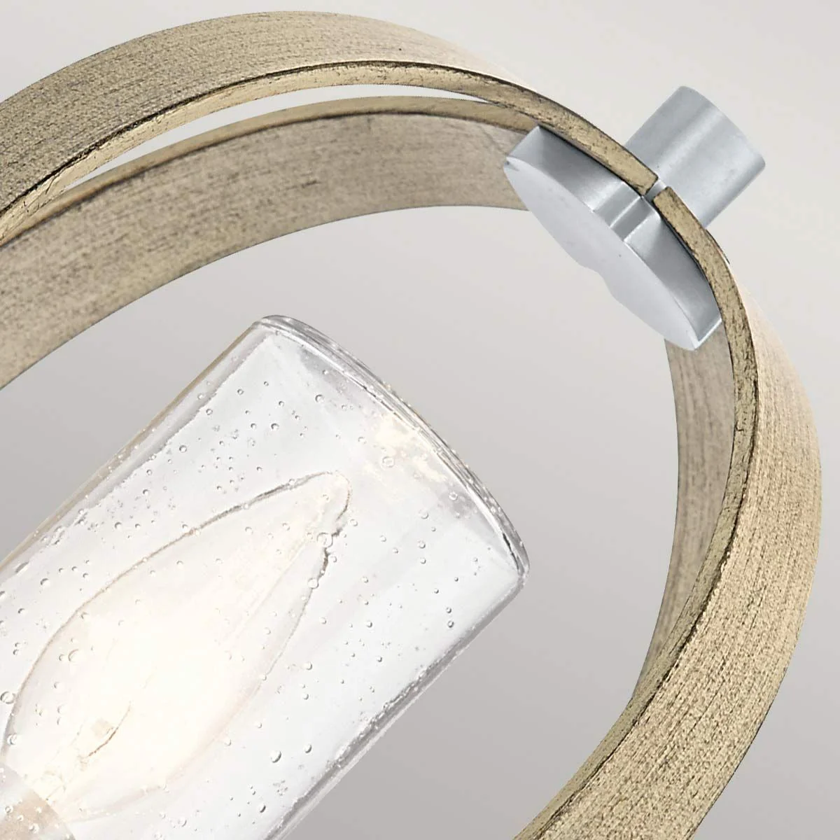 Grand Bank 1 Light Outdoor Outdoor Wall Light - Distressed Antique Grey Brushed Aluminium E14 IP44 - Image 4