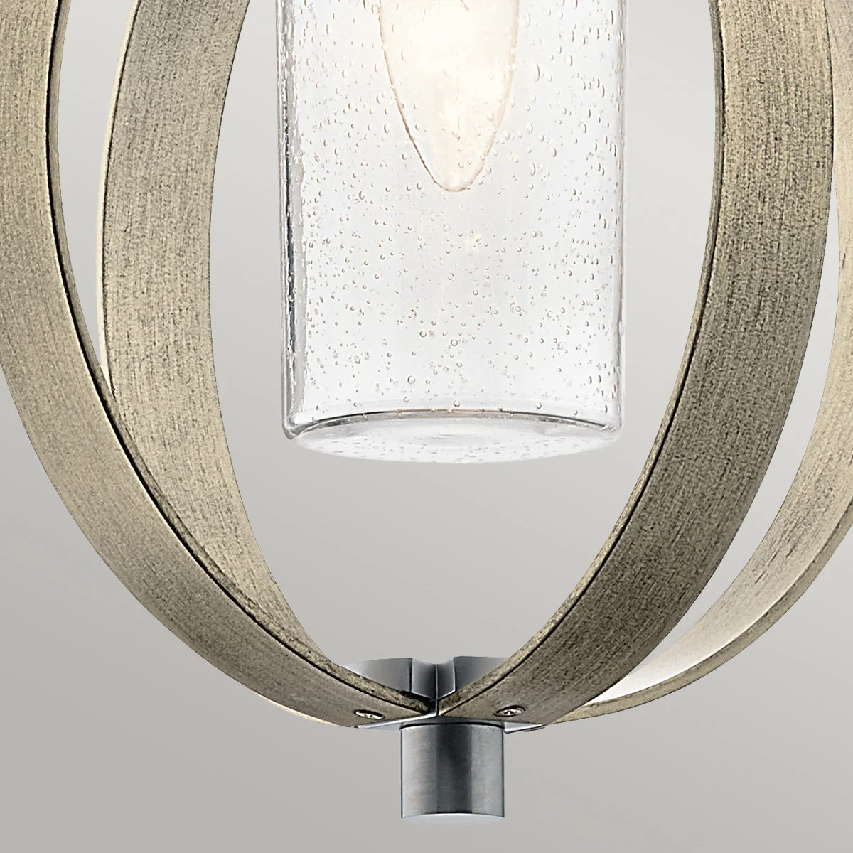 Grand Bank Outdoor Pendant – Antique Grey Finish - Image 2