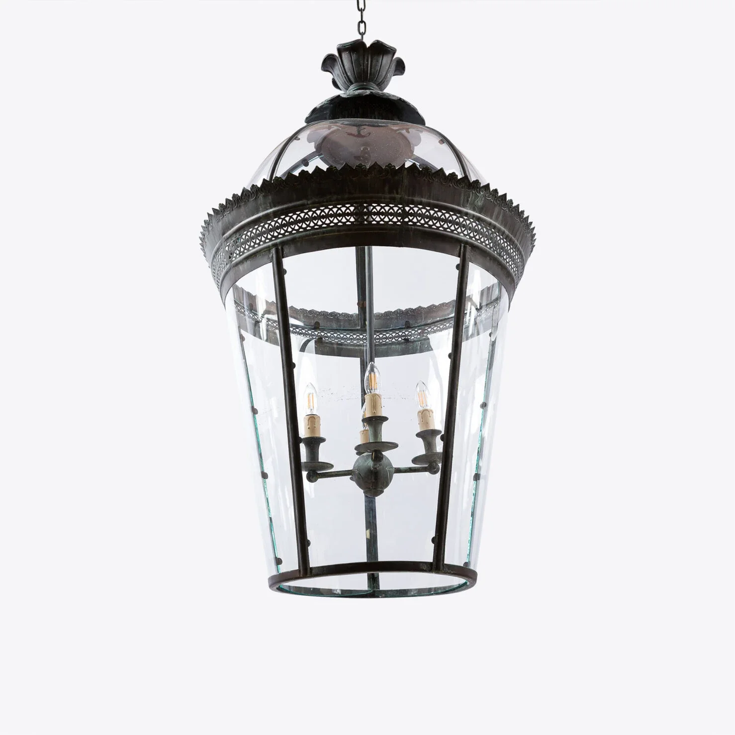 Grande Bronze Verdigris Byron Lantern - Image 6