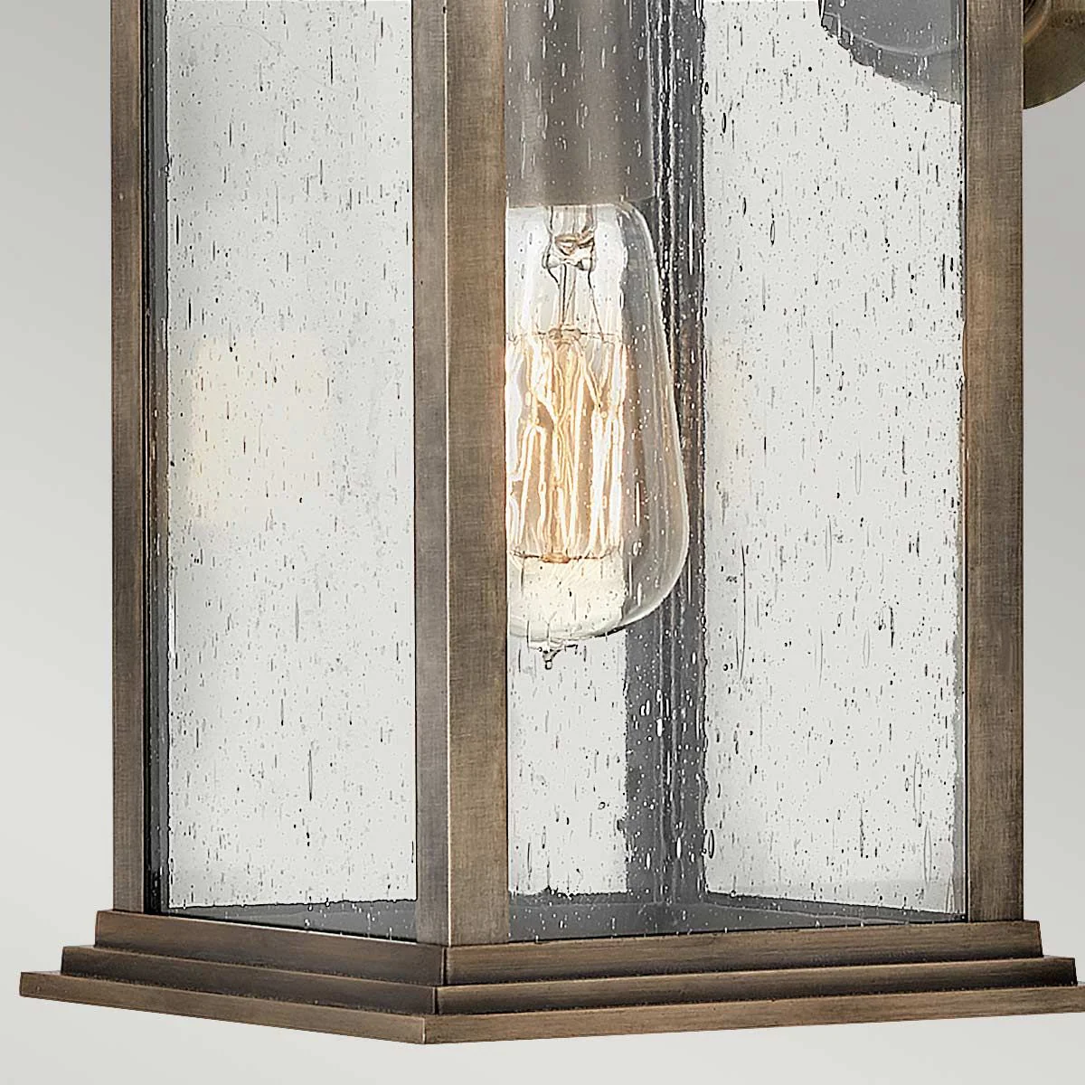 Grant 1 Light Small/Medium/Large Outdoor Wall Lantern - Burnished Bronze E27 IP44 - Image 11